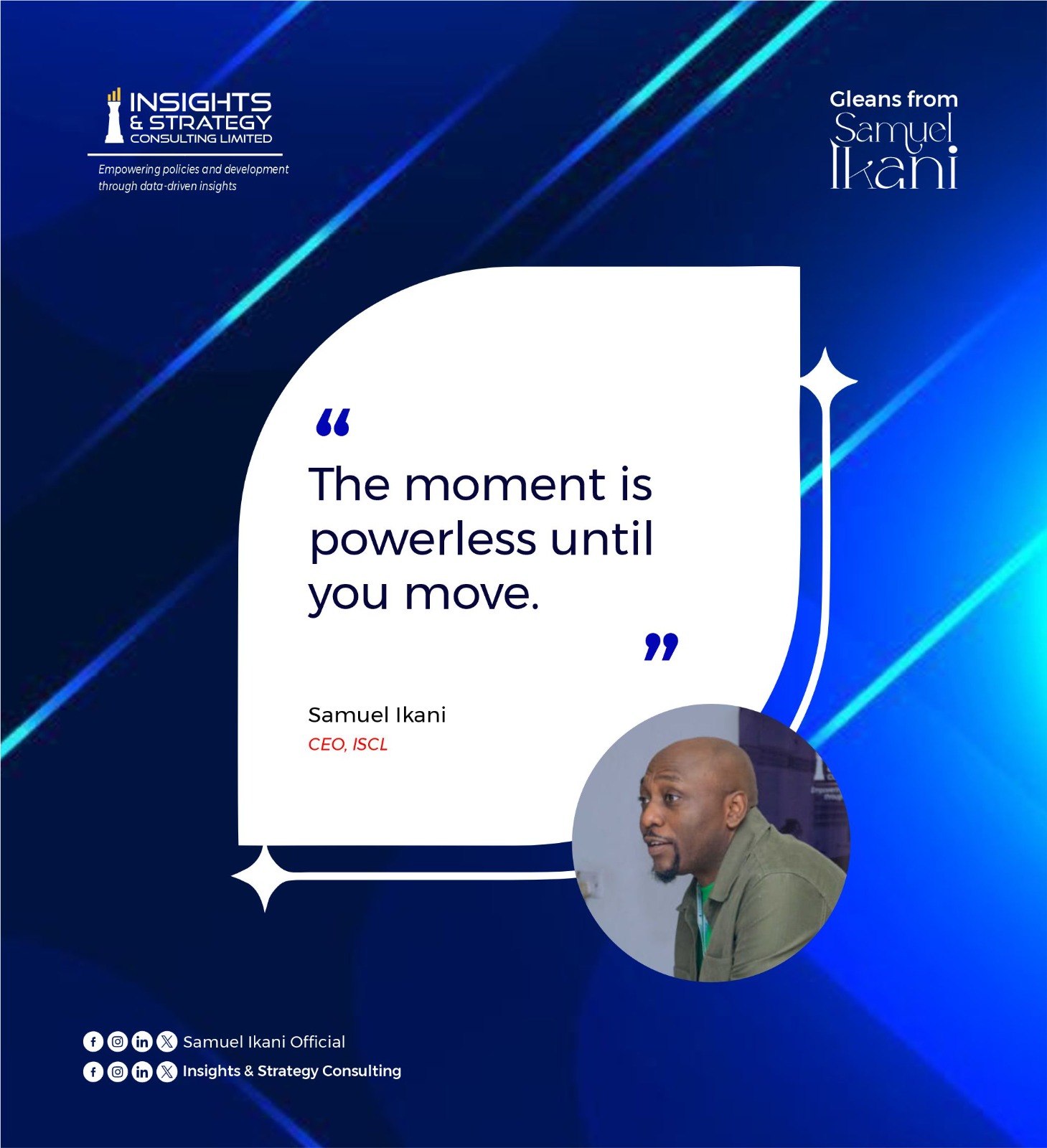 Samuel Ikani Quote
