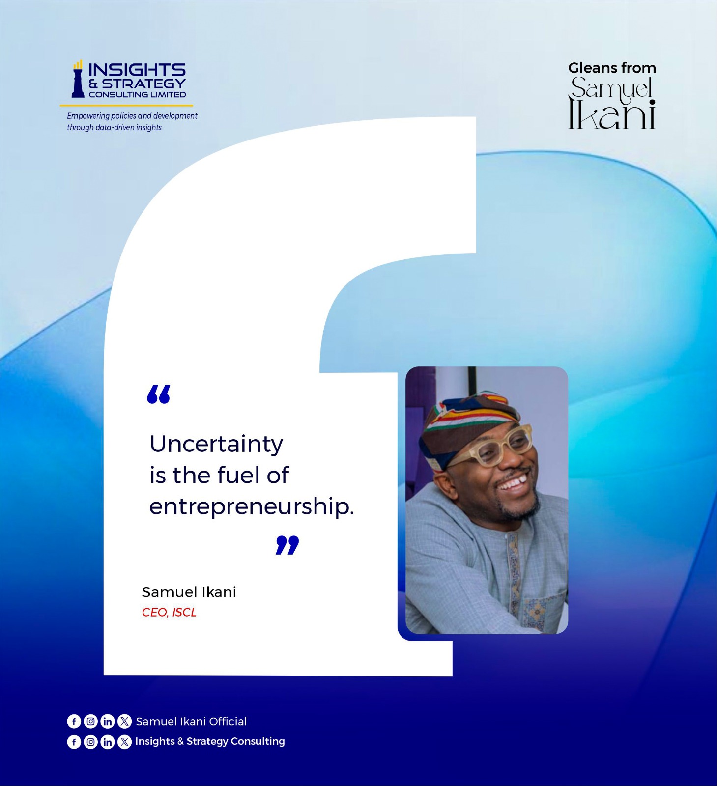 Samuel Ikani Quote