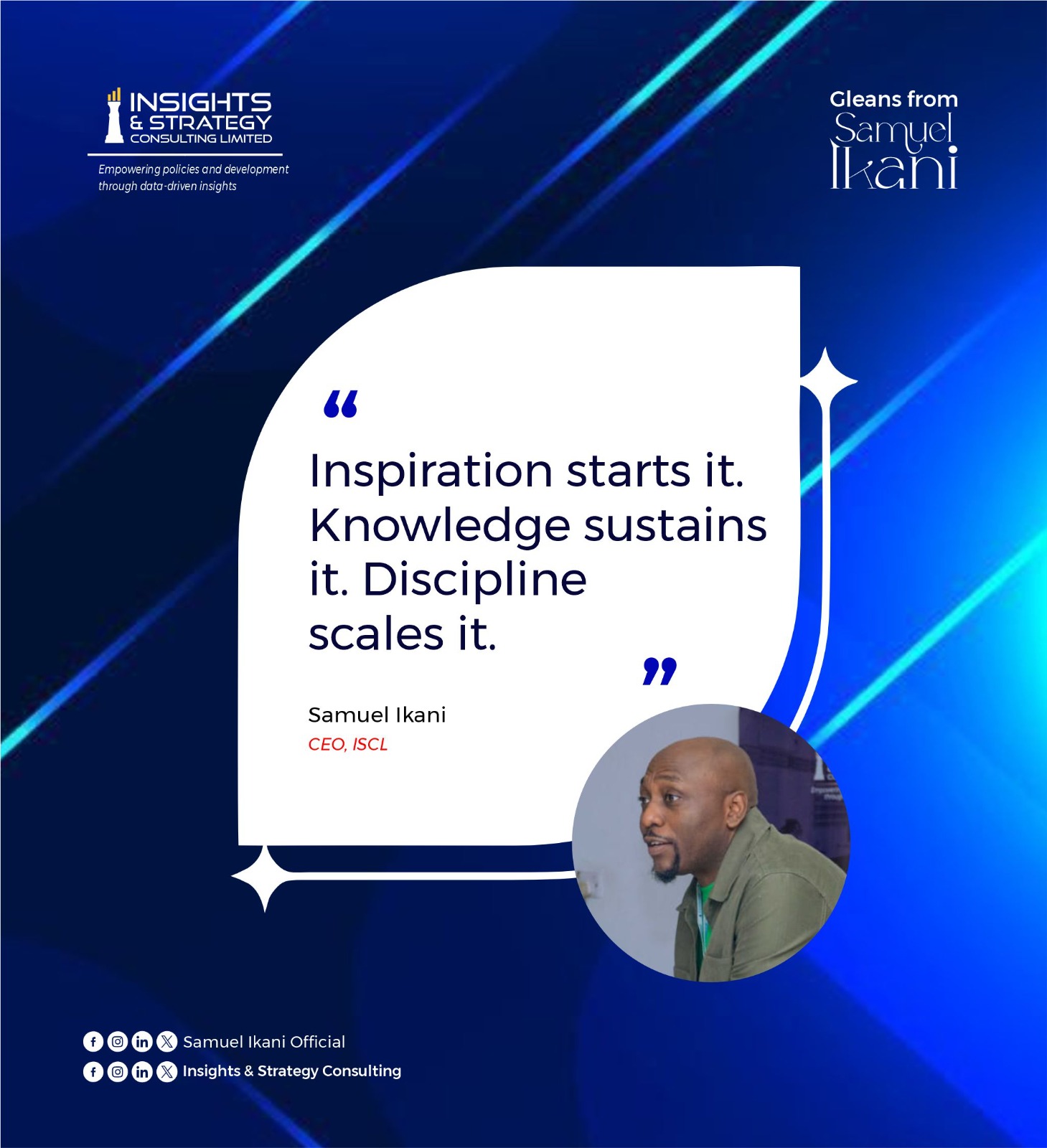 Samuel Ikani Quote